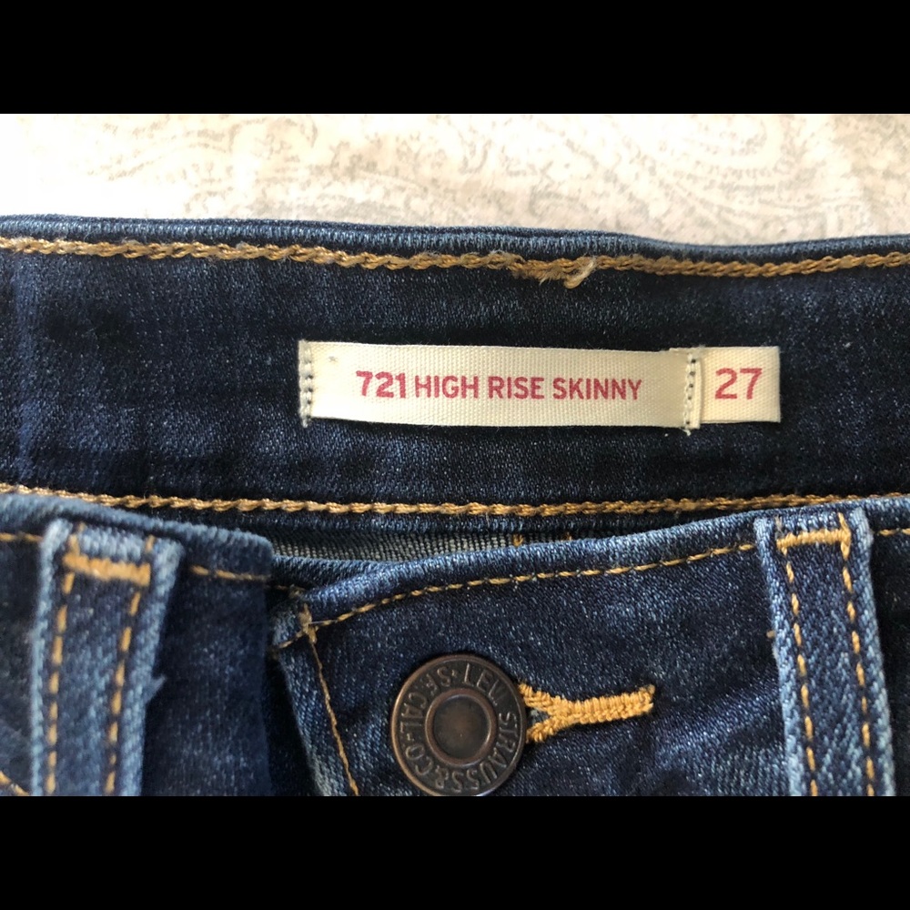 High rise skinny Levi’s new